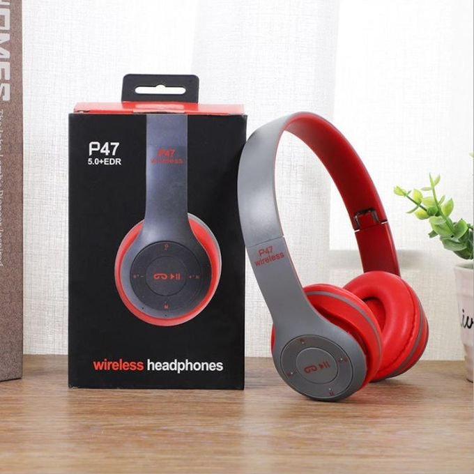 P47 Foldable Wireless Bluetooth Headphone
