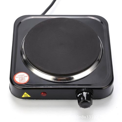 Single Burner Electric Hot Plate - Black