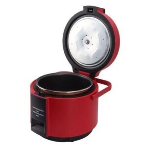 share-this-product-5l-900w-multifunctional-nonstick-smart-rice-cooker-with-steamer-red-black