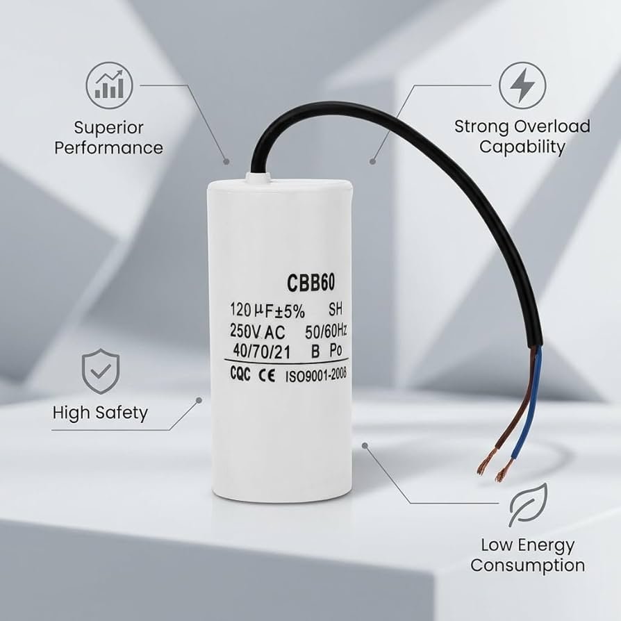 Share this product Running Motor Capacitor - 10 uf - 450 V.A.C